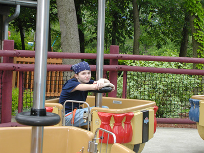 Kelli having a great time