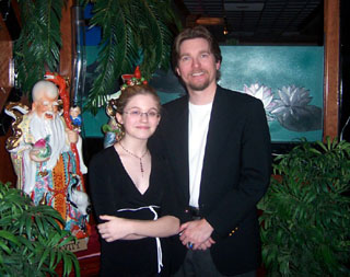 Kevin and Kelli at Hunan Manor
