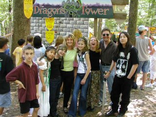 Enjoying the Maryland Renaissance Festival in 2002